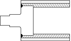 図：フランジ一体式